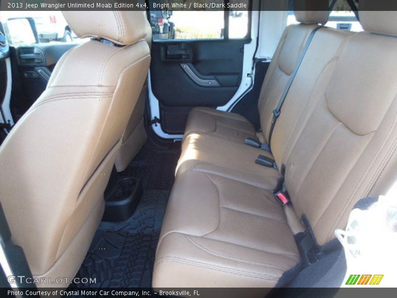 Bright White / Black/Dark Saddle 2013 Jeep Wrangler Unlimited Moab Edition 4x4