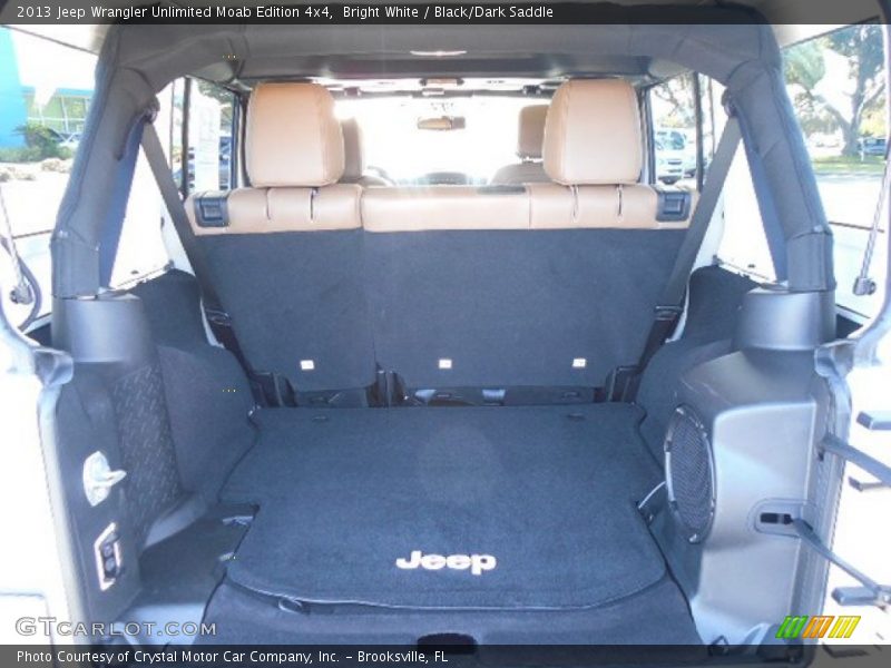Bright White / Black/Dark Saddle 2013 Jeep Wrangler Unlimited Moab Edition 4x4