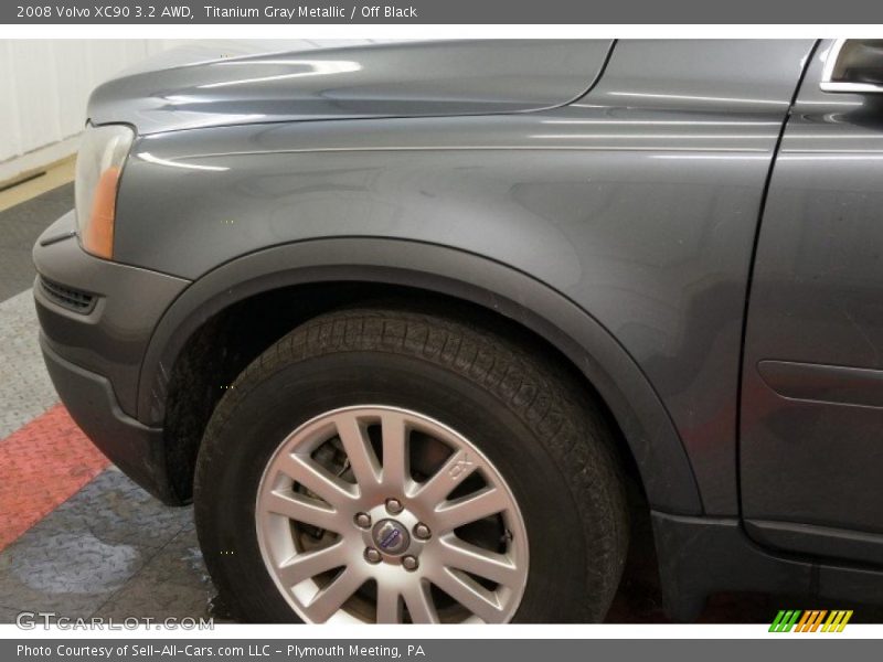 Titanium Gray Metallic / Off Black 2008 Volvo XC90 3.2 AWD