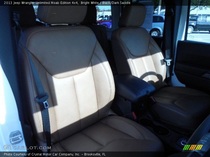 Bright White / Black/Dark Saddle 2013 Jeep Wrangler Unlimited Moab Edition 4x4