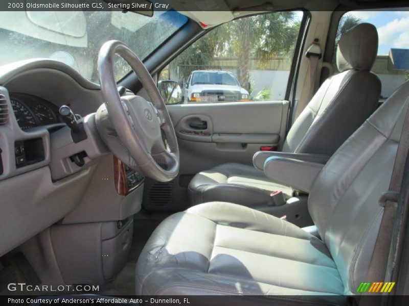 Sterling Silver / Gray 2003 Oldsmobile Silhouette GLS