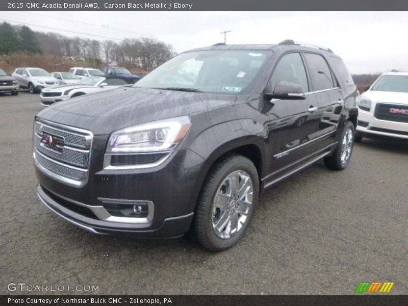 Carbon Black Metallic / Ebony 2015 GMC Acadia Denali AWD