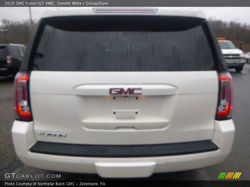 Summit White / Cocoa/Dune 2015 GMC Yukon SLT 4WD