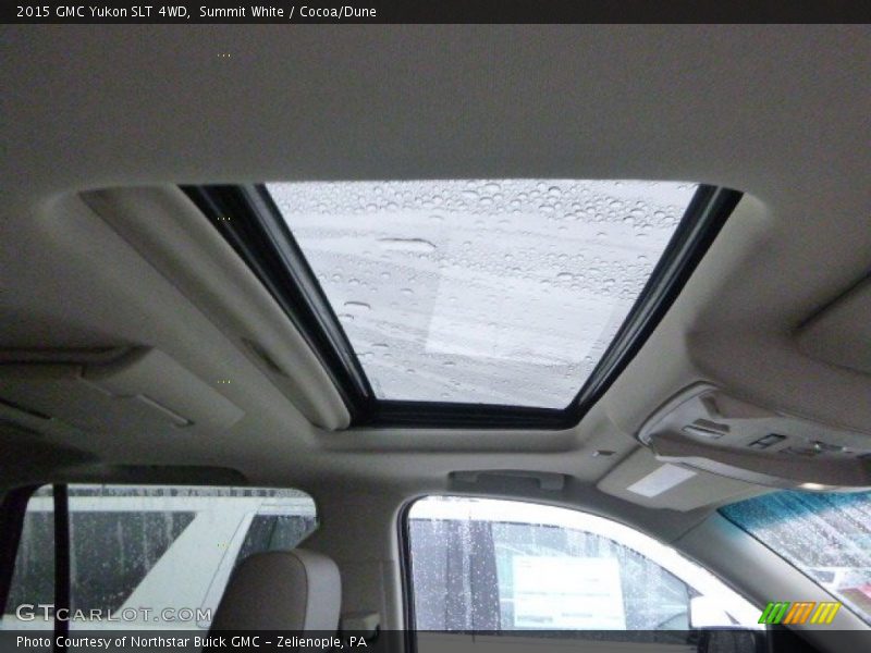 Summit White / Cocoa/Dune 2015 GMC Yukon SLT 4WD