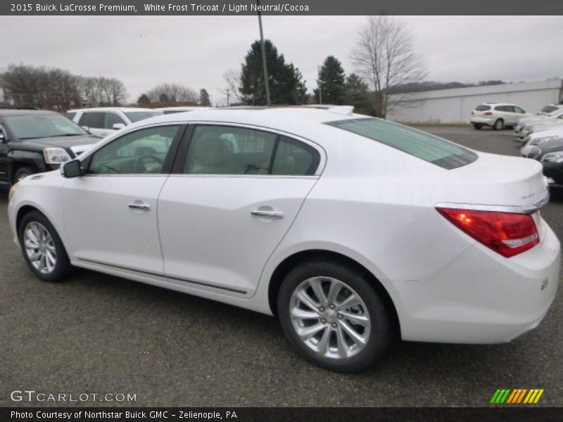 White Frost Tricoat / Light Neutral/Cocoa 2015 Buick LaCrosse Premium