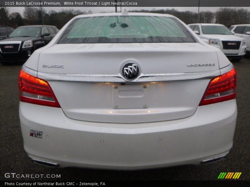 White Frost Tricoat / Light Neutral/Cocoa 2015 Buick LaCrosse Premium