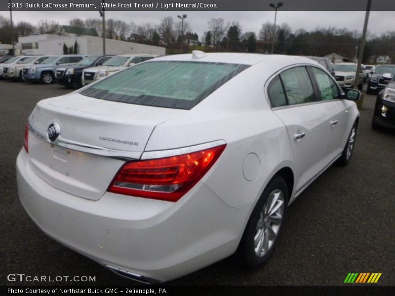 White Frost Tricoat / Light Neutral/Cocoa 2015 Buick LaCrosse Premium