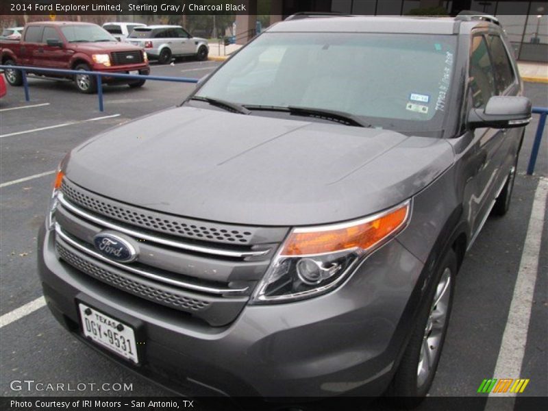 Sterling Gray / Charcoal Black 2014 Ford Explorer Limited