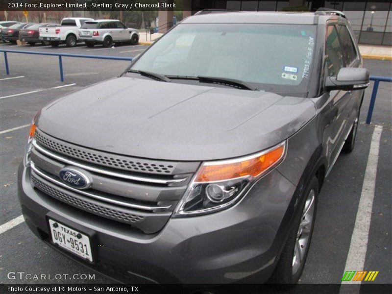 Sterling Gray / Charcoal Black 2014 Ford Explorer Limited