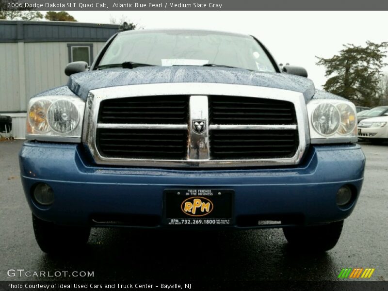 Atlantic Blue Pearl / Medium Slate Gray 2006 Dodge Dakota SLT Quad Cab