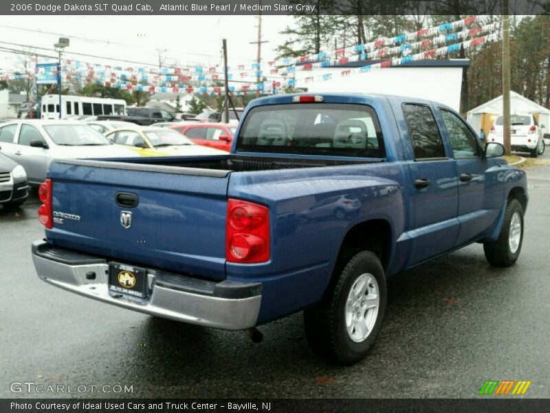Atlantic Blue Pearl / Medium Slate Gray 2006 Dodge Dakota SLT Quad Cab