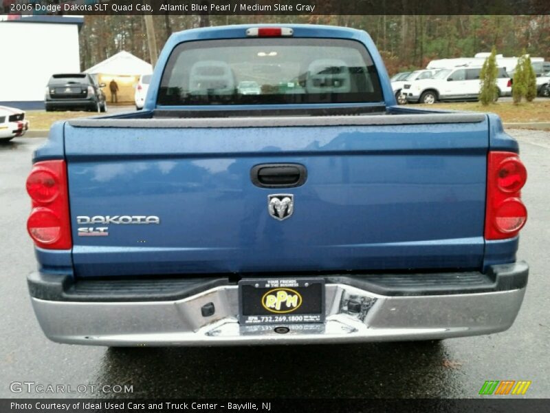 Atlantic Blue Pearl / Medium Slate Gray 2006 Dodge Dakota SLT Quad Cab