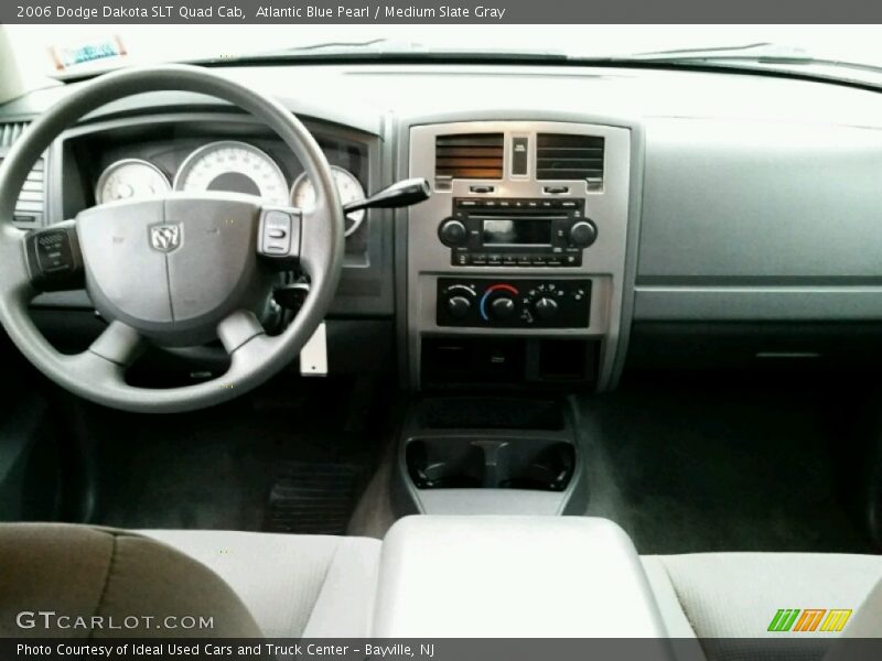 Atlantic Blue Pearl / Medium Slate Gray 2006 Dodge Dakota SLT Quad Cab
