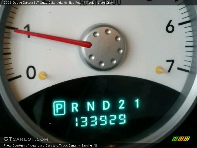 Atlantic Blue Pearl / Medium Slate Gray 2006 Dodge Dakota SLT Quad Cab