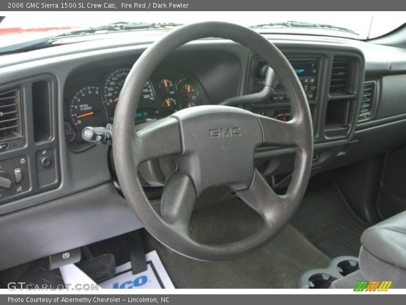  2006 Sierra 1500 SL Crew Cab Steering Wheel