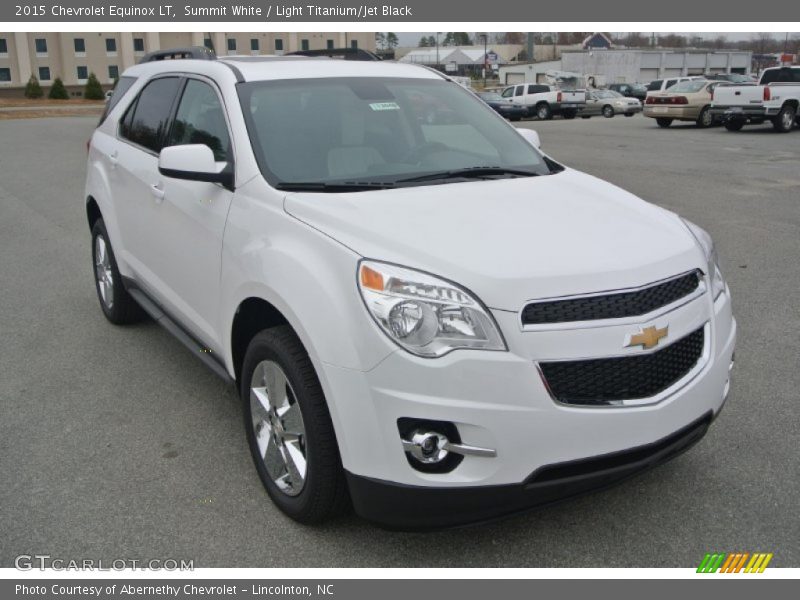 Summit White / Light Titanium/Jet Black 2015 Chevrolet Equinox LT