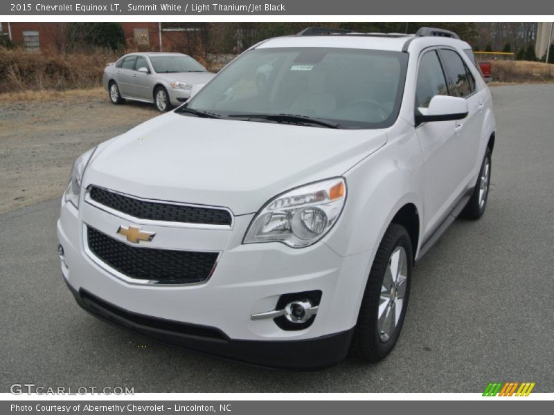 Summit White / Light Titanium/Jet Black 2015 Chevrolet Equinox LT