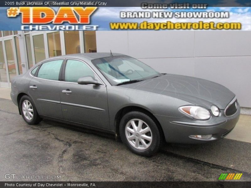 Steelmist Gray Metallic / Gray 2005 Buick LaCrosse CX