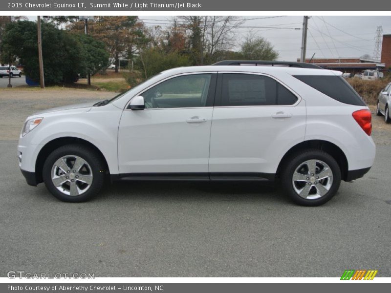 Summit White / Light Titanium/Jet Black 2015 Chevrolet Equinox LT