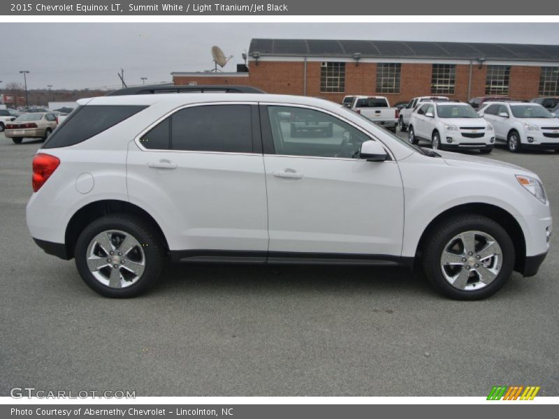 Summit White / Light Titanium/Jet Black 2015 Chevrolet Equinox LT
