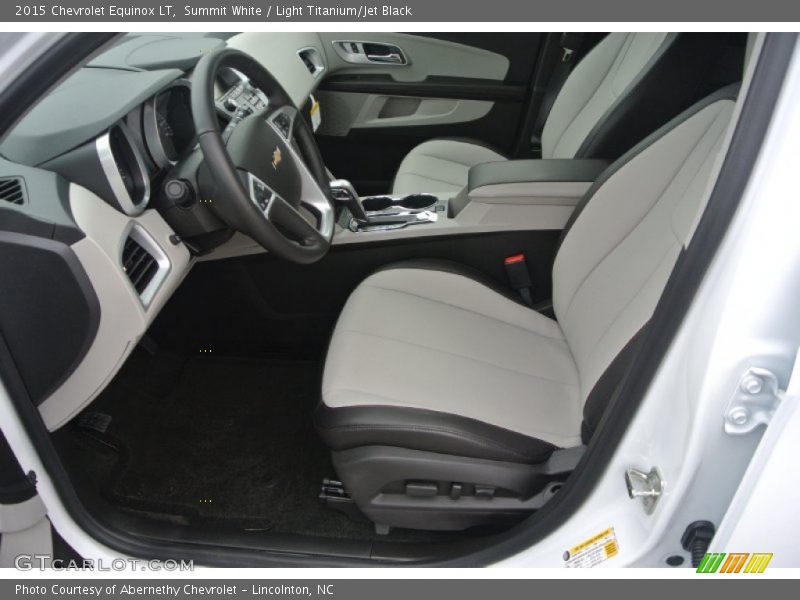 Summit White / Light Titanium/Jet Black 2015 Chevrolet Equinox LT