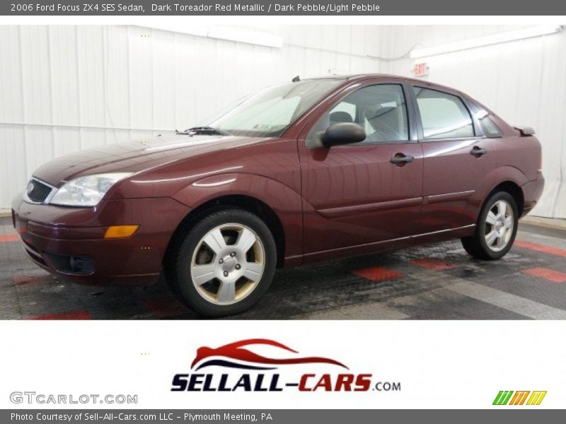 Dark Toreador Red Metallic / Dark Pebble/Light Pebble 2006 Ford Focus ZX4 SES Sedan