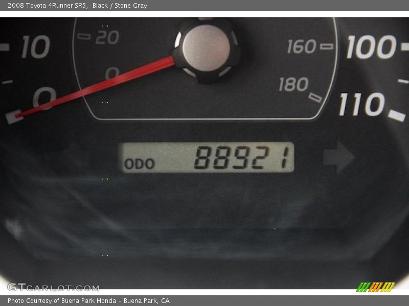 Black / Stone Gray 2008 Toyota 4Runner SR5
