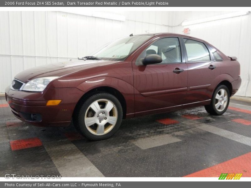 Dark Toreador Red Metallic / Dark Pebble/Light Pebble 2006 Ford Focus ZX4 SES Sedan