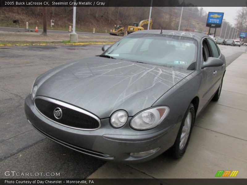 Steelmist Gray Metallic / Gray 2005 Buick LaCrosse CX