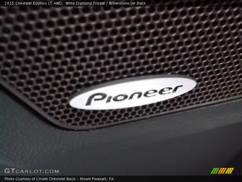 White Diamond Tricoat / Brownstone/Jet Black 2015 Chevrolet Equinox LT AWD