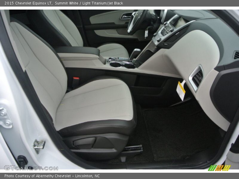 Summit White / Light Titanium/Jet Black 2015 Chevrolet Equinox LT