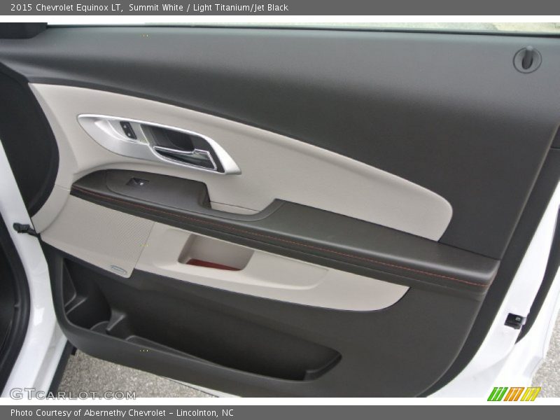 Summit White / Light Titanium/Jet Black 2015 Chevrolet Equinox LT