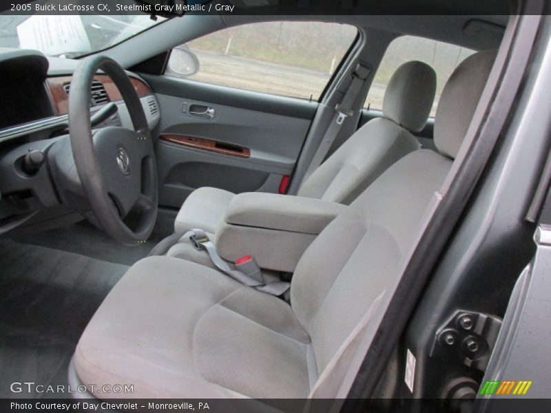 Steelmist Gray Metallic / Gray 2005 Buick LaCrosse CX