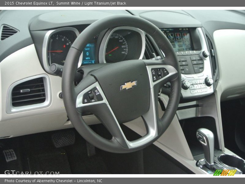 Summit White / Light Titanium/Jet Black 2015 Chevrolet Equinox LT