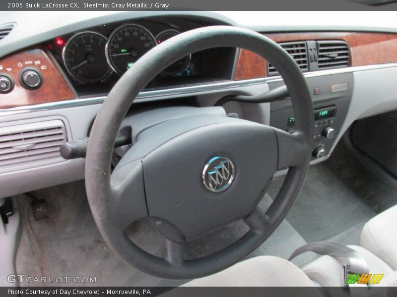 Steelmist Gray Metallic / Gray 2005 Buick LaCrosse CX