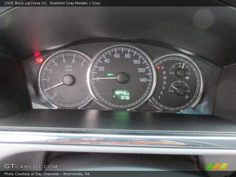 Steelmist Gray Metallic / Gray 2005 Buick LaCrosse CX