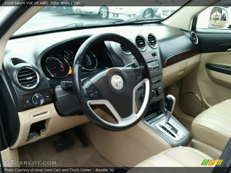 Polar White / Tan 2008 Saturn VUE XR AWD