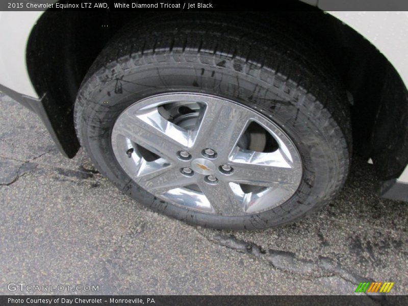 White Diamond Tricoat / Jet Black 2015 Chevrolet Equinox LTZ AWD