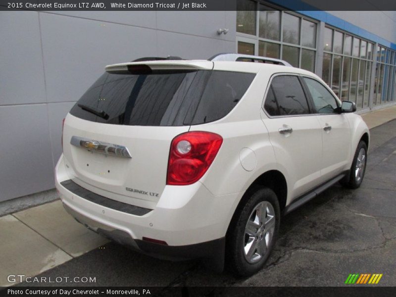 White Diamond Tricoat / Jet Black 2015 Chevrolet Equinox LTZ AWD