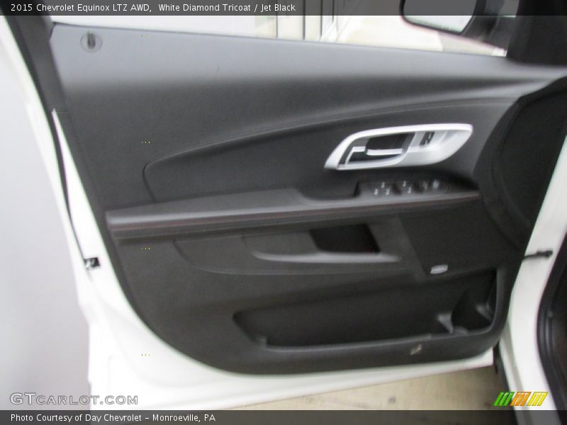White Diamond Tricoat / Jet Black 2015 Chevrolet Equinox LTZ AWD