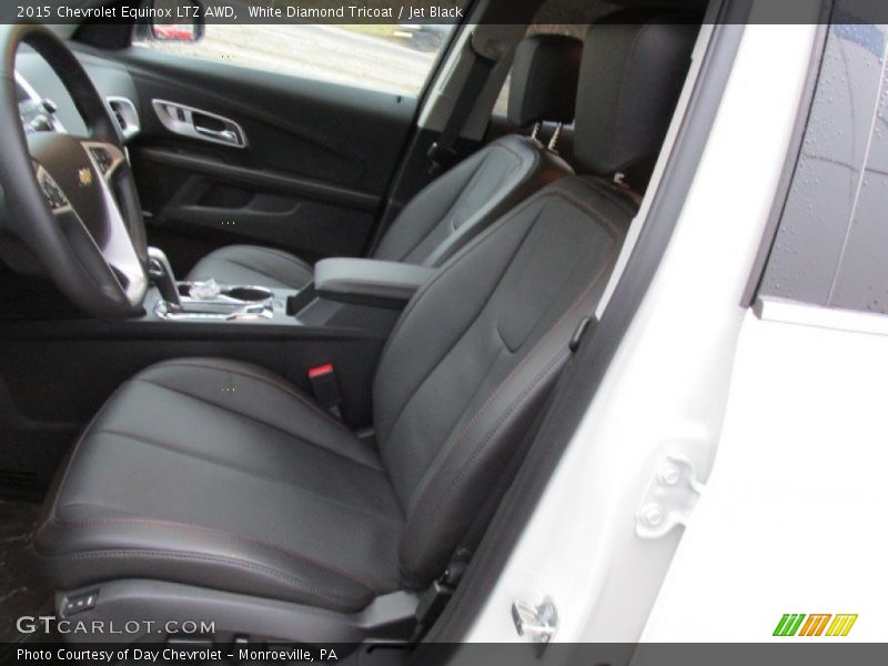 White Diamond Tricoat / Jet Black 2015 Chevrolet Equinox LTZ AWD