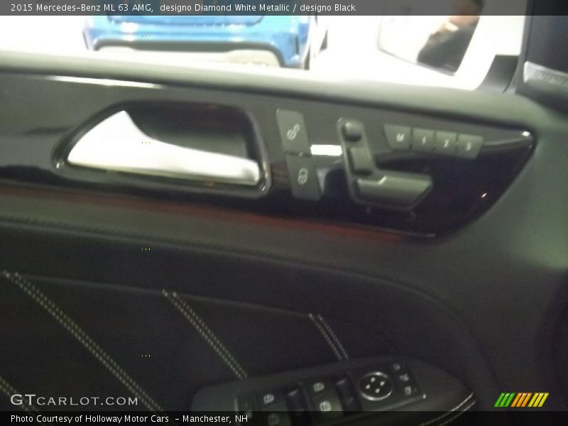 designo Diamond White Metallic / designo Black 2015 Mercedes-Benz ML 63 AMG