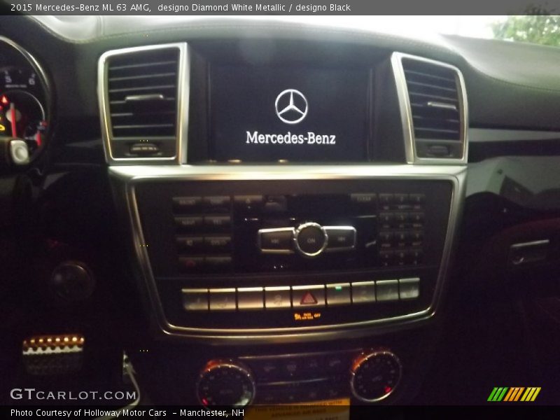 designo Diamond White Metallic / designo Black 2015 Mercedes-Benz ML 63 AMG