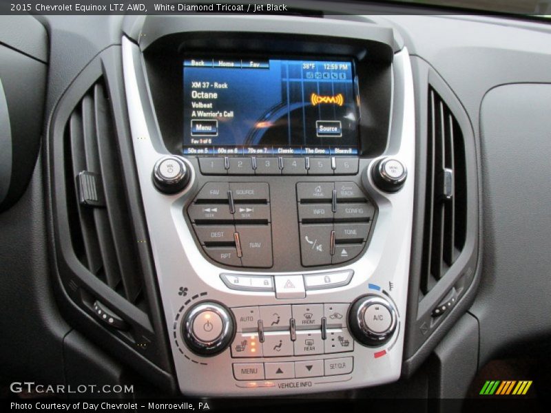 White Diamond Tricoat / Jet Black 2015 Chevrolet Equinox LTZ AWD