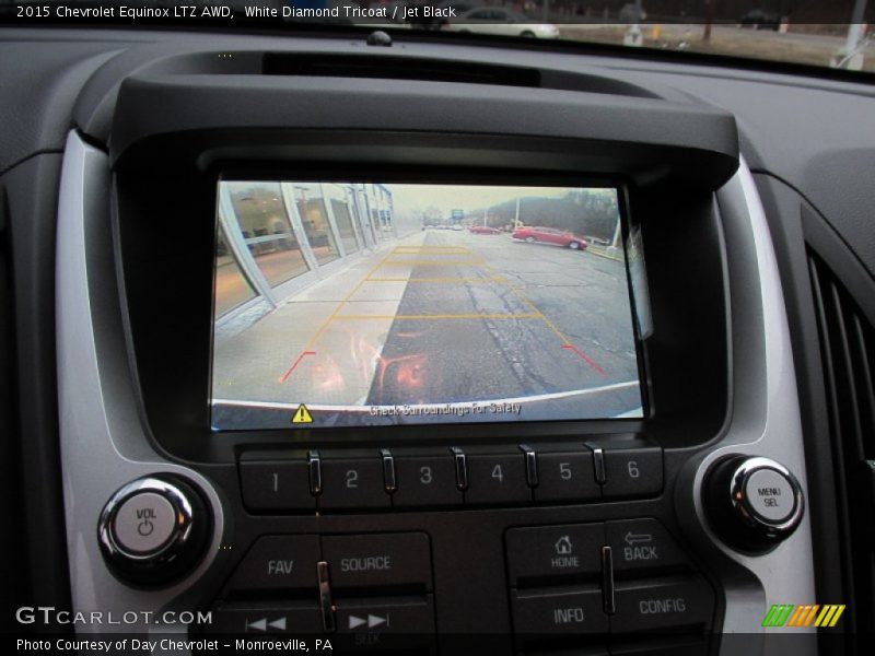White Diamond Tricoat / Jet Black 2015 Chevrolet Equinox LTZ AWD