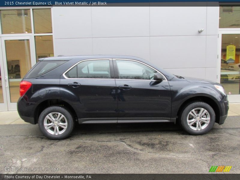 Blue Velvet Metallic / Jet Black 2015 Chevrolet Equinox LS