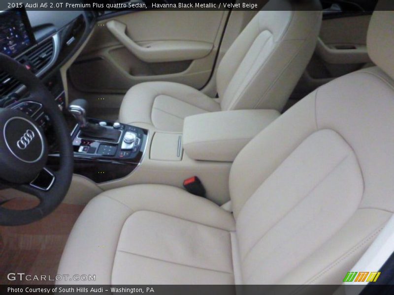 Havanna Black Metallic / Velvet Beige 2015 Audi A6 2.0T Premium Plus quattro Sedan