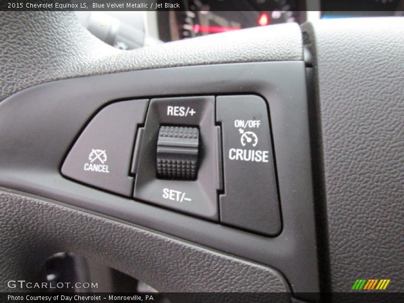 Blue Velvet Metallic / Jet Black 2015 Chevrolet Equinox LS