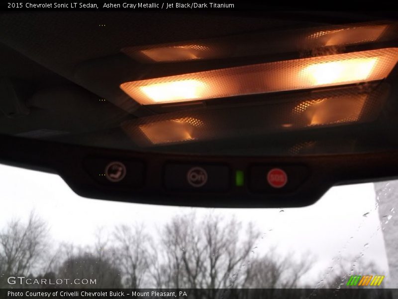 Ashen Gray Metallic / Jet Black/Dark Titanium 2015 Chevrolet Sonic LT Sedan