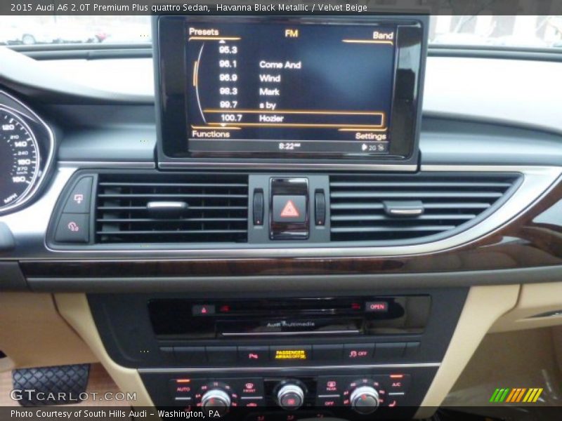 Havanna Black Metallic / Velvet Beige 2015 Audi A6 2.0T Premium Plus quattro Sedan